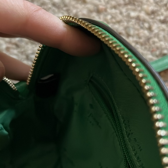 COPY - Kate Spade Harper Green Bean Leather Crossbody Bag Handbag - NWOT - Picture 5 of 10